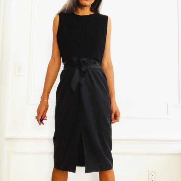 American Apparel Dresses & Skirts - American Apparel Tie Waist Split Front Skirt